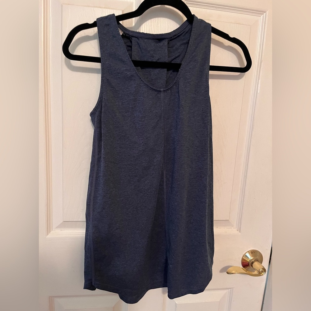 Club Ride Apparel Blue Sleeveless Tank Top